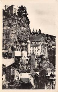 BR16505 Rocamadour le rocher vu de la route de charos  france