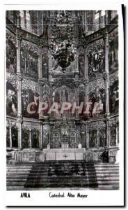 Modern Postcard Avila Cathedral Altar Mayor