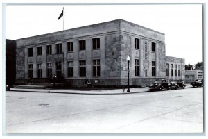 c1950's Post Office Building Cars Albert Lea Minnesota MN RPPC Photo Postcard