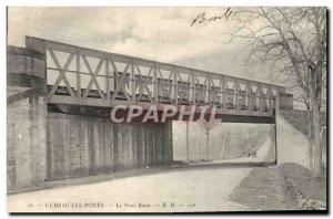 Old Postcard Cubzac Bridges Bridge Bias