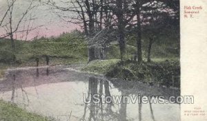 Fish Creek - Somerset, New York NY Postcard
