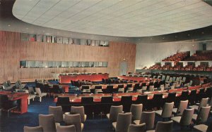 Interior View General Assembly United Nations Postcard 2R5-451