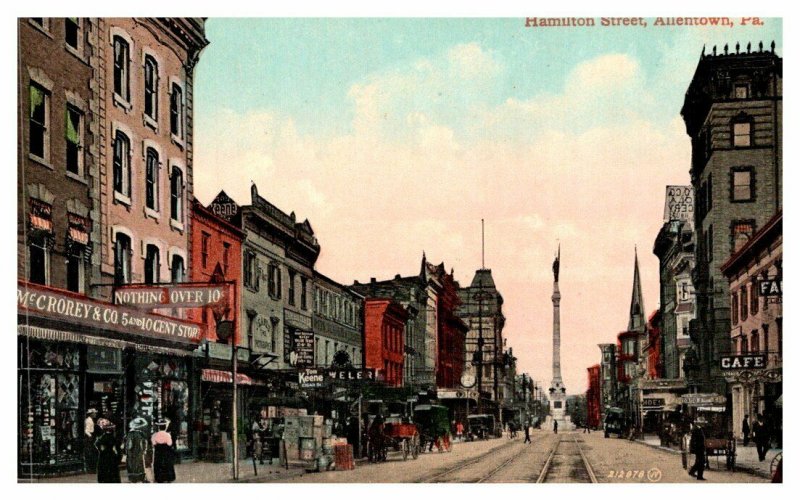 Pennsylvania  Allentown , Hamilton street 