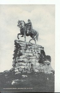 Berkshire Postcard - Windsor Park - George 111 Statue - Ref 16608A