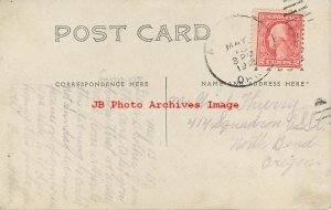 OH, Archbold, Ohio, RPPC, Farmers & Merchant's Bank, 1918 PM, Photo