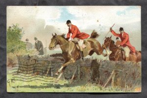 dc1819 - EQUESTRIAN Switzerland 1905 Horse Riding Artist Postcard