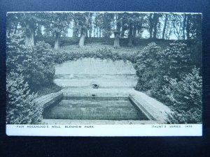 Oxfordshire Woodstock BLENHEIM PARK Fair Rosamund's Well Old Postcard by Taunt's