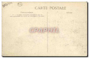 Old Postcard Crue of the Seine Fallieres Mr. President of the Republic Flooding