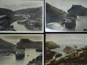 Cornwall BOSCATLE Collection of 4 Old Postcard