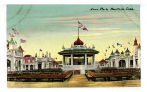 CT - Hartford. Luna Park, Amusements ca 1909