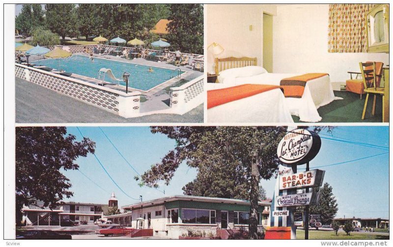 3-Views, Venise En Quebec, Swimming Pool, Montreal, Quebec, Canada, 1950-1960s