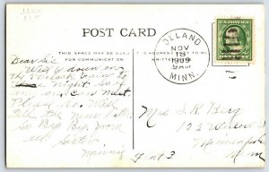 1909  Minnesota Lake Minnetonka Road View Post Card