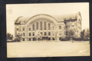 RPPC BOZEMAN MONTANA STATE COLLEGE BASKETBALL STADIUM REAL PHOTO POSTCARD