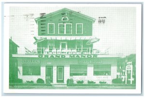 1964 Grand Manor Hotel Exterior Hampton Beach New Hampshire NH Posted Postcard
