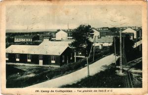 CPA Camp de COETQUIDAN - Vue générale des flots E et C (293681)
