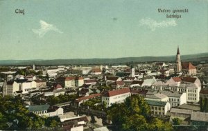 romania, CLUJ NAPOCA, Vedere Generală (1925) Postcard