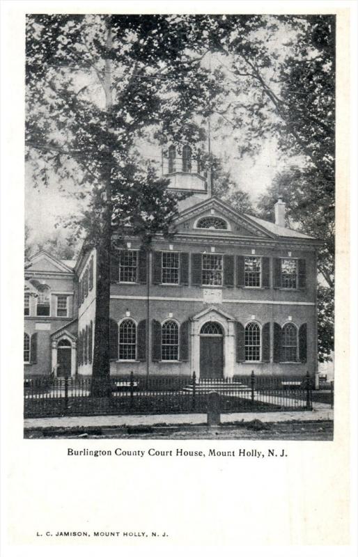 New Jersey   Mount Holly  Burlington County Court House