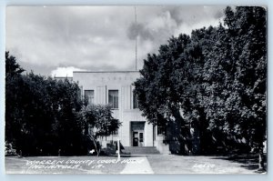 Indianola Iowa IA Postcard RPPC Photo Warren Country Court House c1940's Vintage