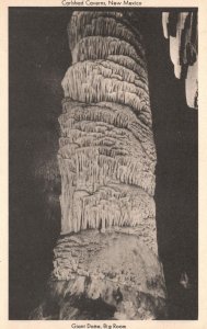 Vintage Postcard 1920's Giant Dome Big Room Carlsbad Caverns New Mexico