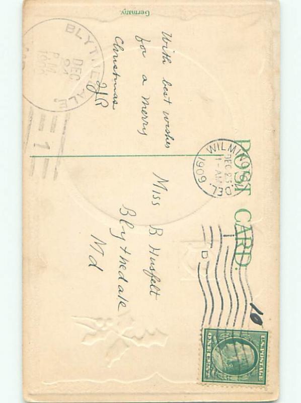 Divided-Back CHRISTMAS SCENE Great Postcard AA0100