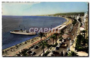 Old Postcard The French Riviera Nice Promenade des Anglais