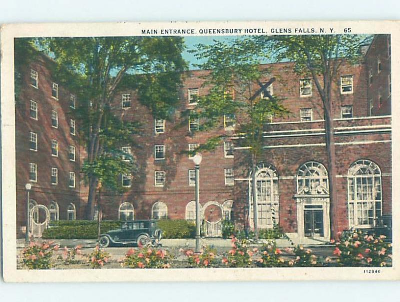 W-Border HOTEL SCENE Glens Falls - Lake George New York NY H1303