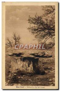 Old Postcard Dolmen Megalith My # 39Azil Dolmen d & Cape del Pouech