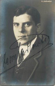 HERMANN JADLOWKER opera tenor Berlin rare autographed portrait signature