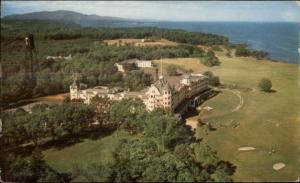 Rockland ME Samoset Hotel Aerial View Postcard