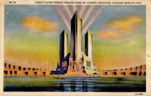 IL - Chicago. 1933 World's Fair-Century of Progress.  Federal Building 