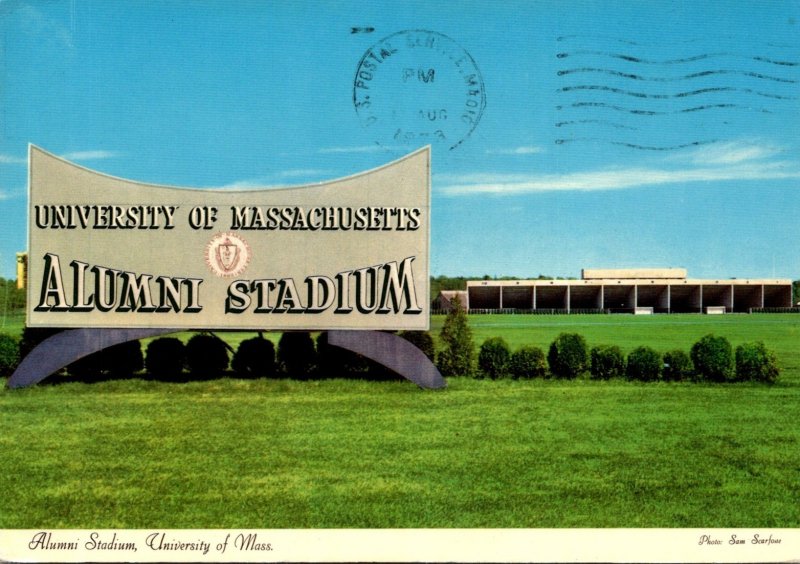 Massachusetts Amherst Alumni Stadium University Of Massachusetts 1973