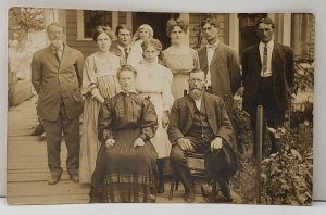 RPPC Cornelius Oregon Family Photo 1910 to Wagner in Portland Postcard C17