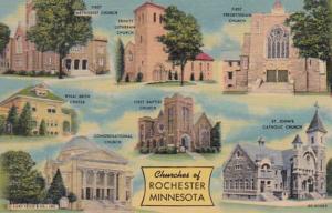 Minnesota Rochester Churches Multi View Curteich