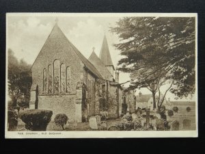 Sussex OLD BOSHAM Holy Trinity Church c1933 Postcard