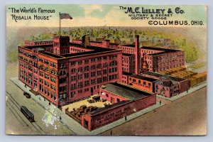 J93/ Columbus Ohio Postcard c1910 M.C. Lilley & Co Secret Society Goods 137