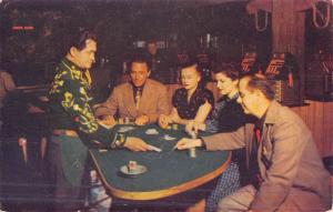 Las Vegas Nevada Gambling Card Game Poker Vintage Postcard K46732 