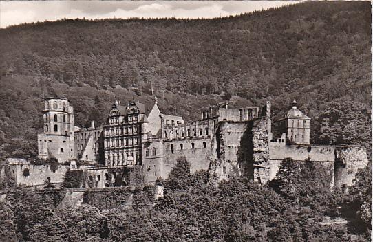 Germany Alt Heidelberg Das Heidelberger Schloss Real Photo