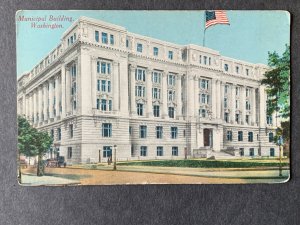 Municipal Building Washington DC Litho Postcard H1349082532