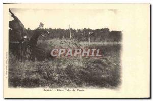 Old Postcard Horse Riding Equestrian Saumur Fall slope verrie