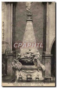 Old Postcard Vienna Interior of I Church Saint Maurice Tomb archbishops