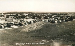 Postcard RPPC Montana Havre Birdseye View #30 Robbins Tillquist 23-5327