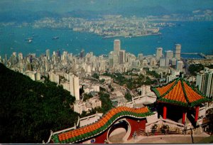 Hong Kong and Kowloon From The Peak