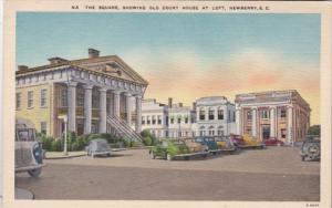 South Carolina Newwberry The Square Showing Old Court House