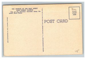 Vintage 1940's Postcard Episcopal Church of the Holy Spirit Lake Forest Illinois