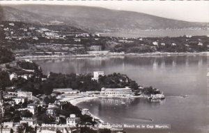 Monaco Monte Carlo Vue sur la Monte Carlo Beach et le Cap Martin Real Photo