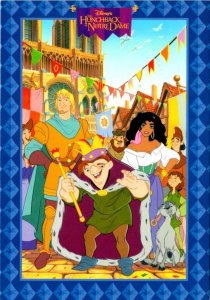 Walt Disney Animation  HUNCHBACK OF NOTRE DAME  Move Advertising  4X6 Postcard