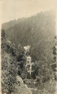 Canada 1920s BC 5 Forks Cascade Falls RPPC Photo Postcard 22-8960