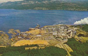 Canada Elk Falls Pulp and Paper Mill Vancouver Island British Columbia