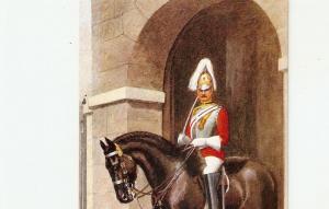 \Mounted Sentry, Whitehall\ Beautiful English Postcard