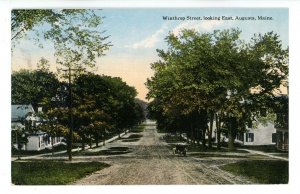 ME - Augusta. Winthrop Street looking East